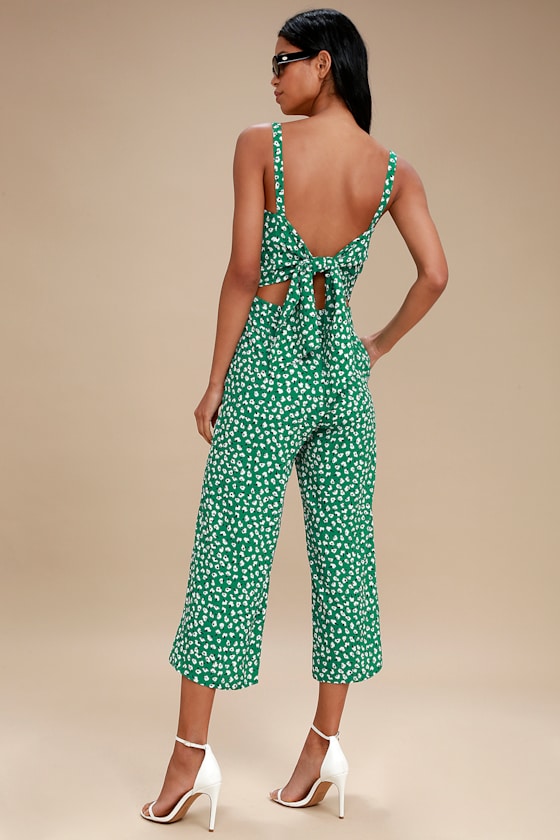 Faithfull the Brand Playa Jumpsuit Green Jumpsuit