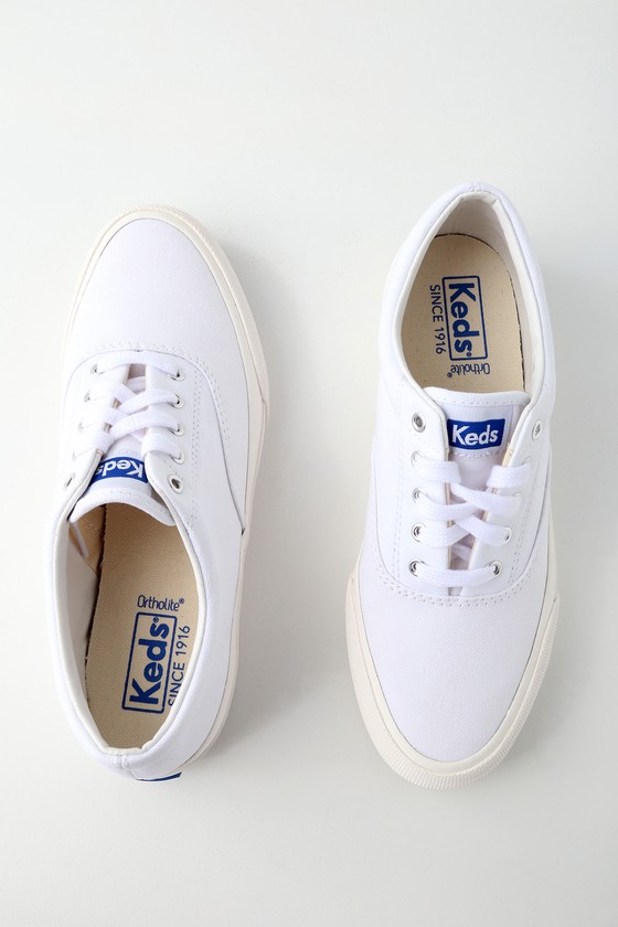 Keds Anchor - White Sneakers - Canvas Sneakers
