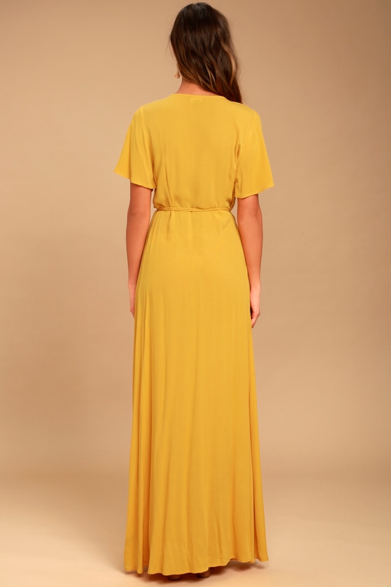 yellow gold gown