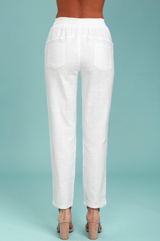 ivory cargo pants