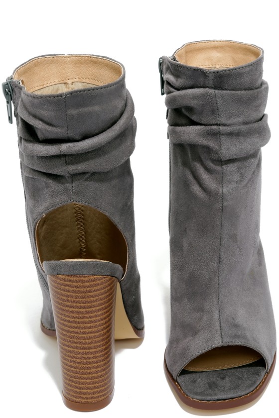 grey booties women's shoes
