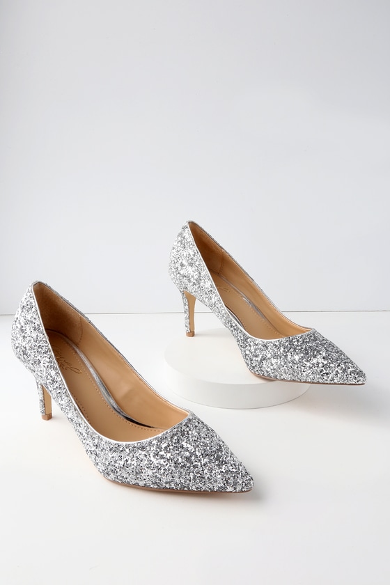 badgley mischka sparkly heels
