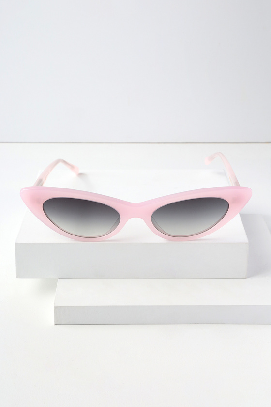 Crap Eyewear The Ultra Jungle Pink CatEye Sunglasses