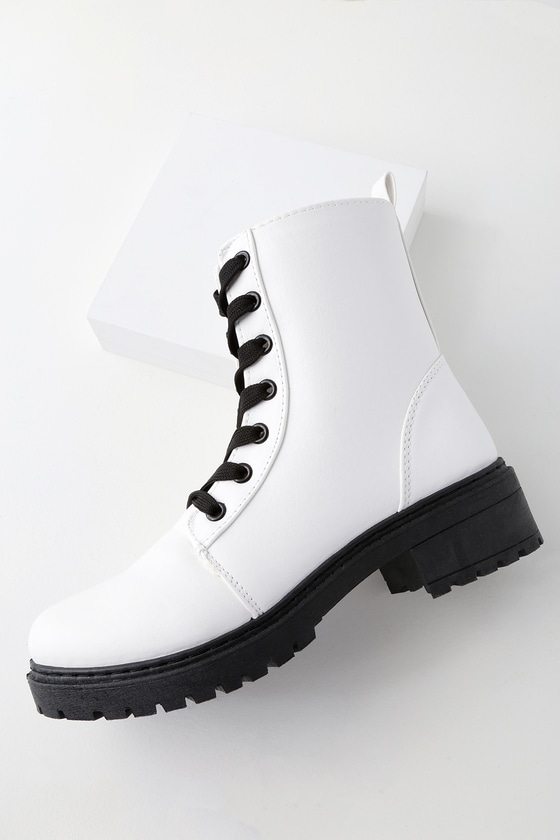 off white combat boots women's