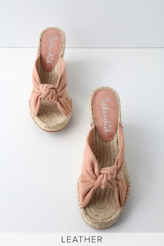 Splendid Bautista Blush Wedges Espadrille Wedges
