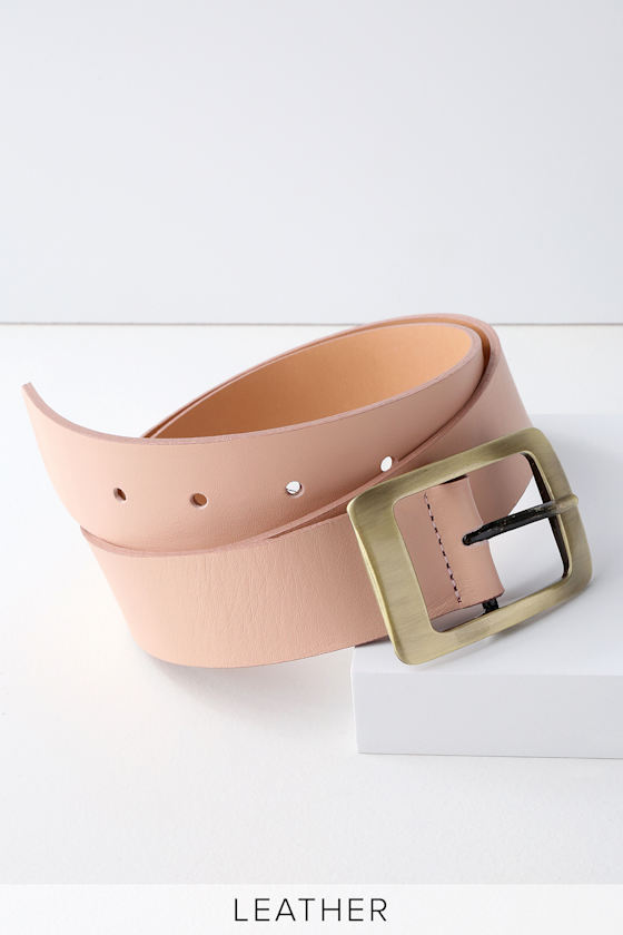 blush pink belt