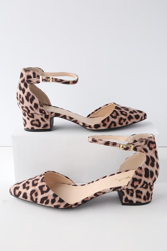 HIGH PUMP MULE 80MM IN SEPIA TAN CALFSKIN