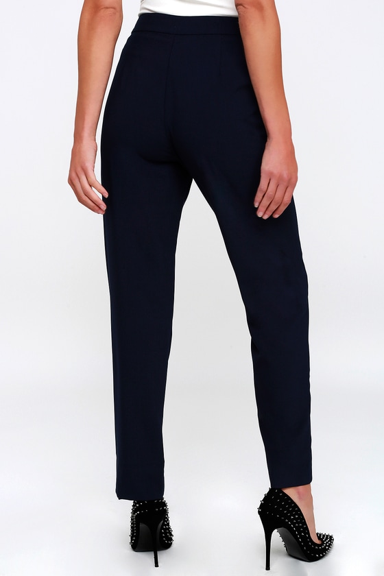 blue trouser pants