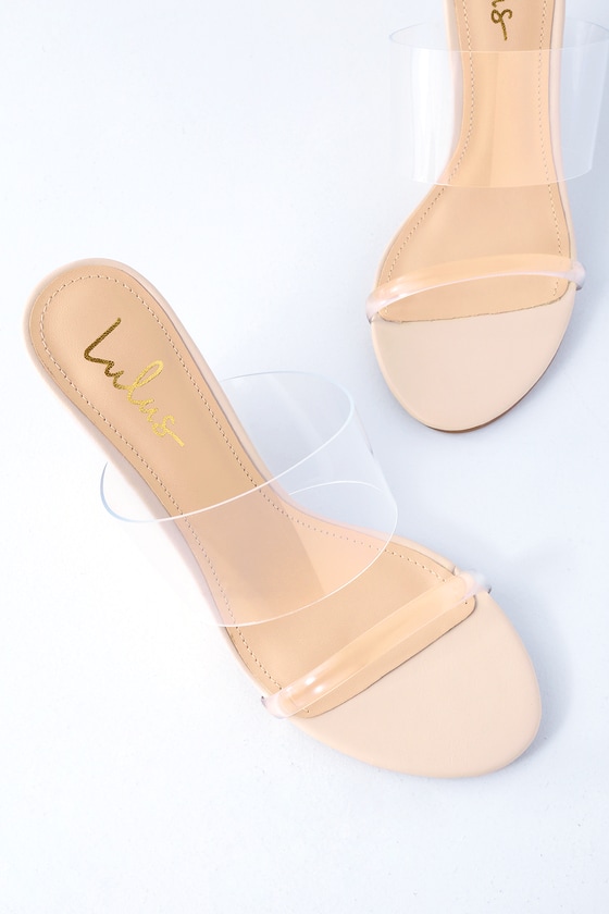 nude wedges cork