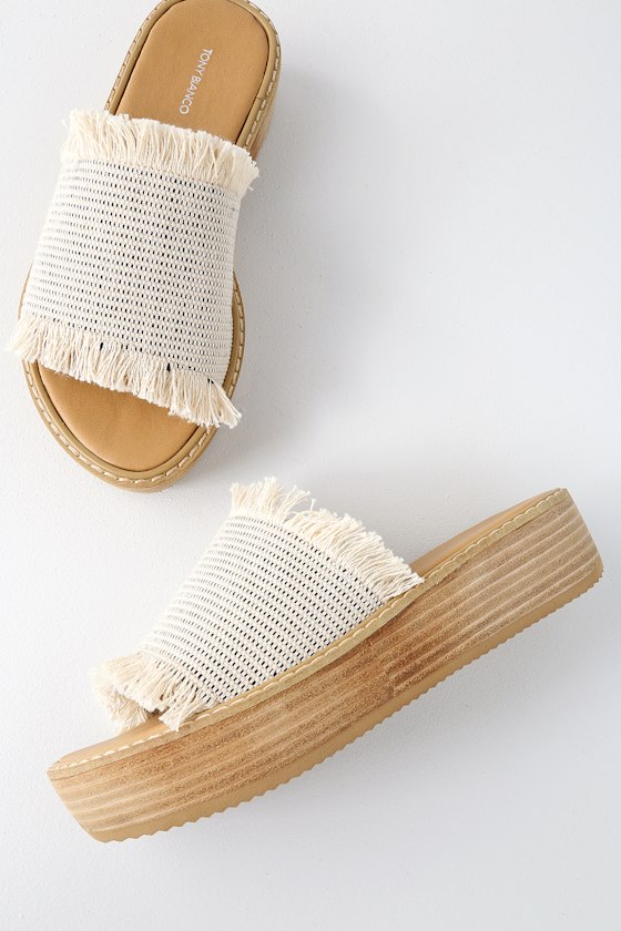 tony bianco ebony slides