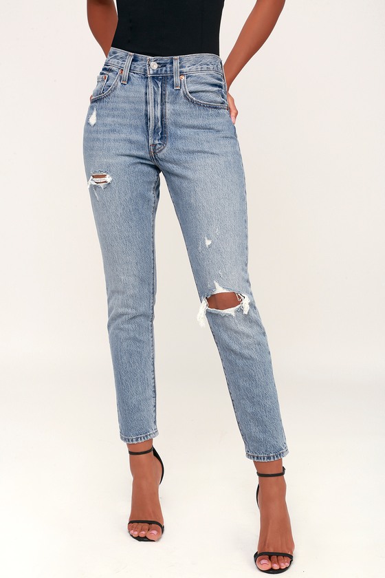 levi's light wash skinny jeans