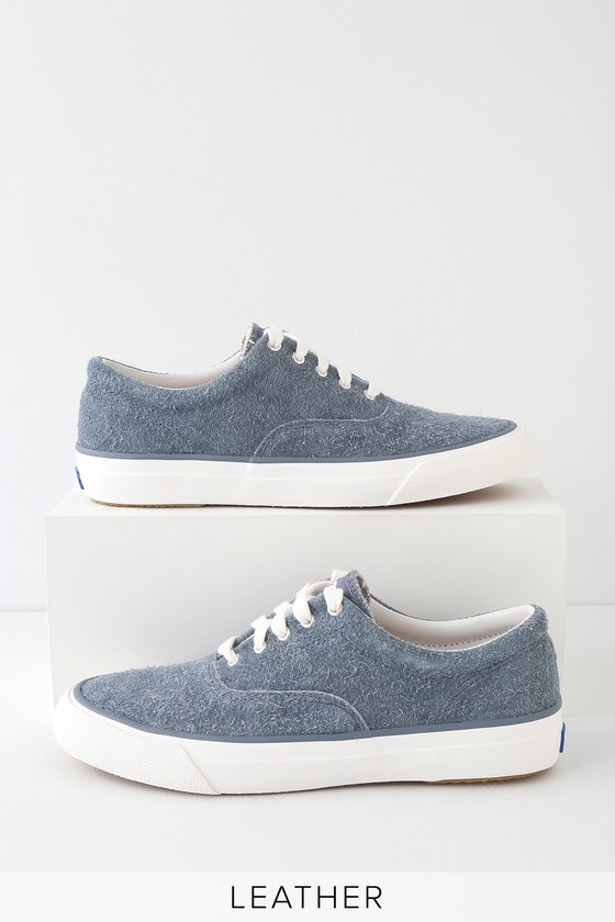 Keds Anchor Hairy Blue Suede - Genuine Suede Sneakers