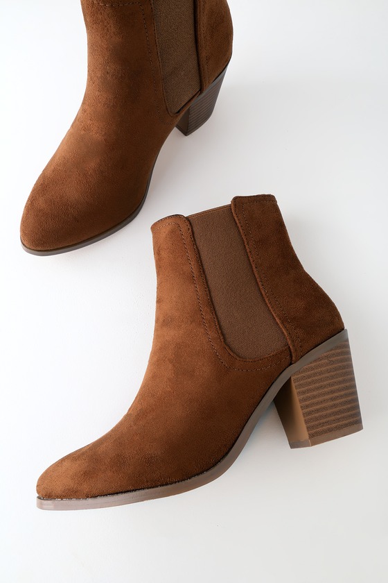 fat face tan ankle boots