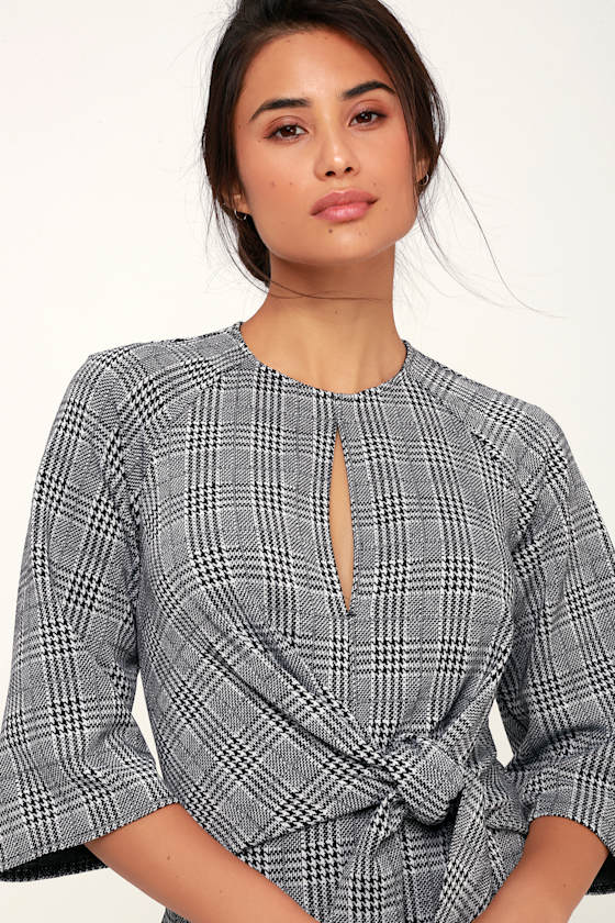 Perlavera Glen White Denim Dress main image 1