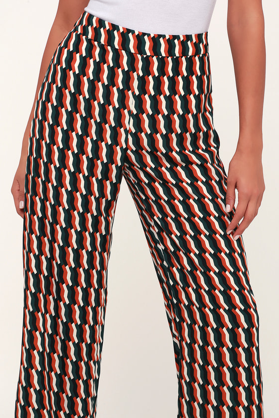 rust orange pants
