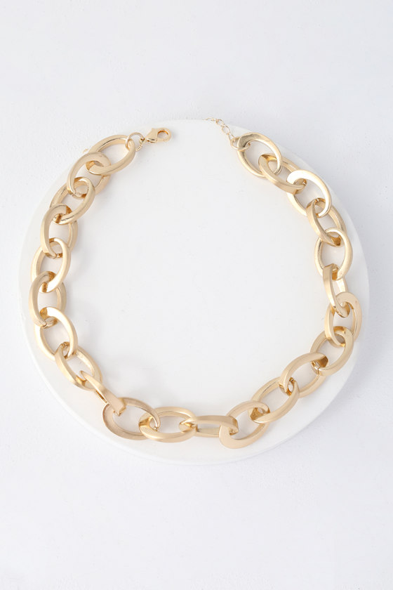 Cool Gold Necklace Chain Necklace Oversized Necklace