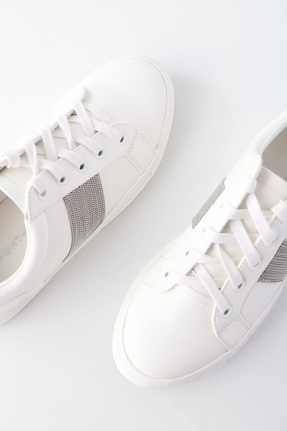 Report Opal - White Sneakers - Vegan Leather Sneaker - Sneakers