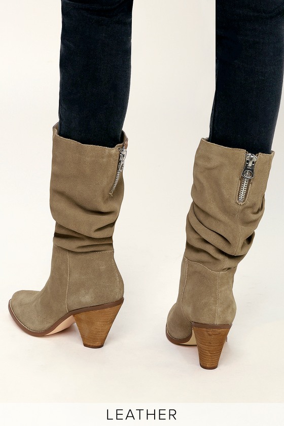 Chinese Laundry Stella - Genuine Suede Boots - Slouchy Boots