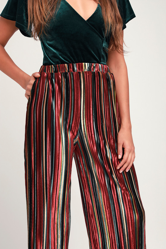 rust red pants
