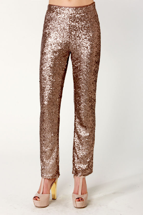 sequin pants