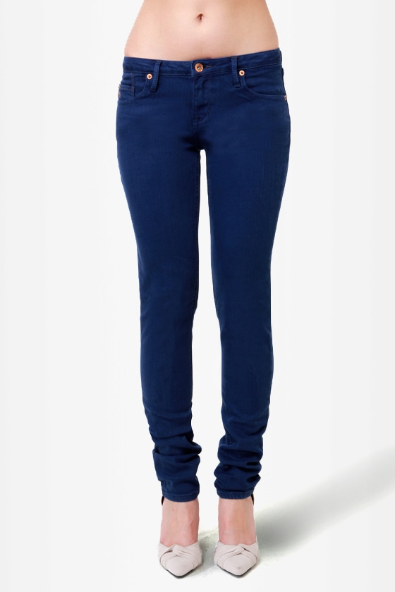Quiksilver Lorne Jeans - Cobalt Blue Jeans - Skinny Jeans - $64.50