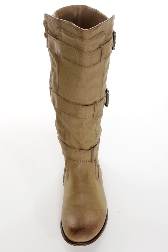 riding boots beige