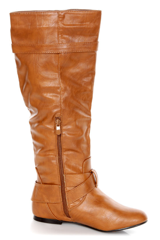 ladies tan riding boots