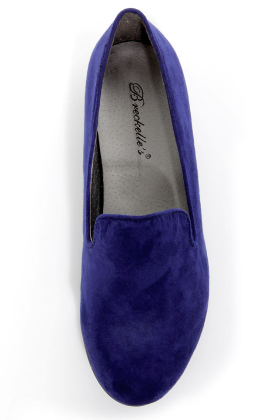 Wanted Explode Black Patent Studded Smoking Slipper Flats - $48.00