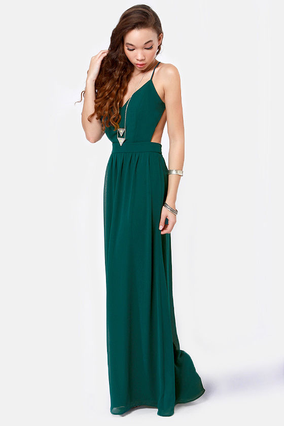 teal maxi