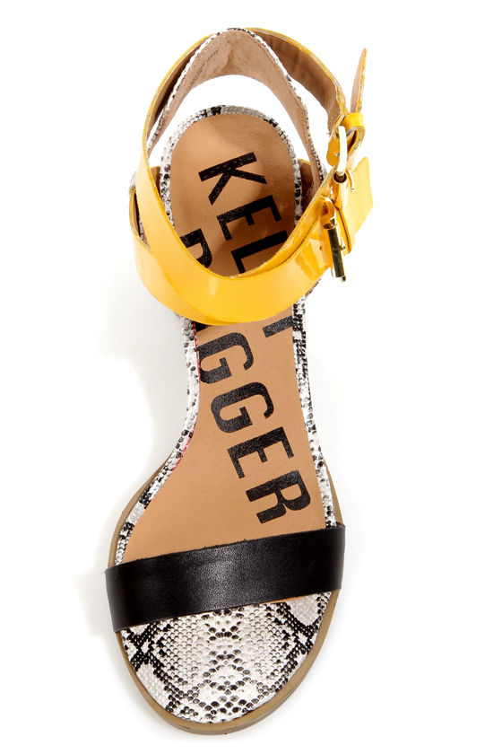 yellow snake heels