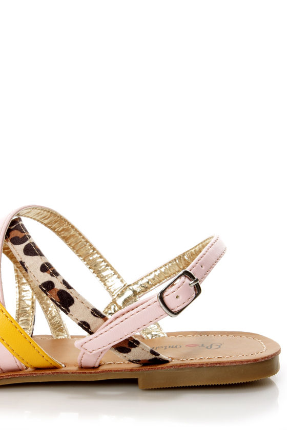 mango strappy flat sandals