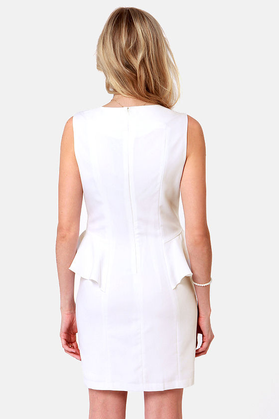 Ruffle Dress peplum dress,DS4772 main image 0