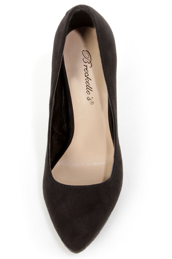 Holly 41 Black Pointed Pumps - $25.00