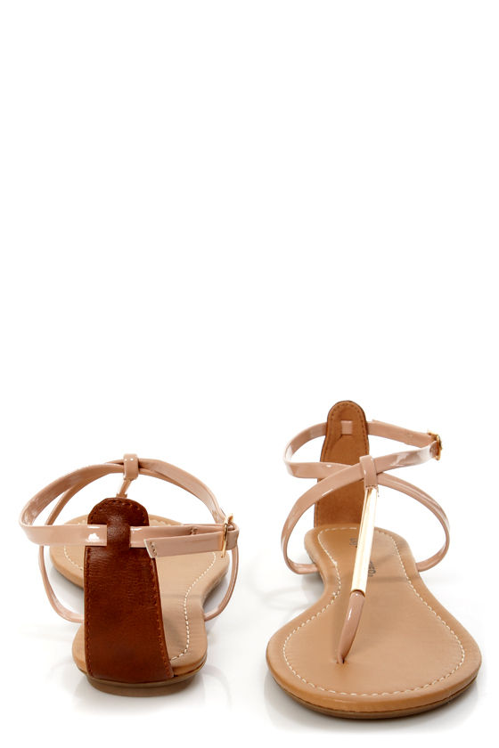 city classified gold sandals