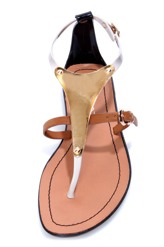 gold plated sandals