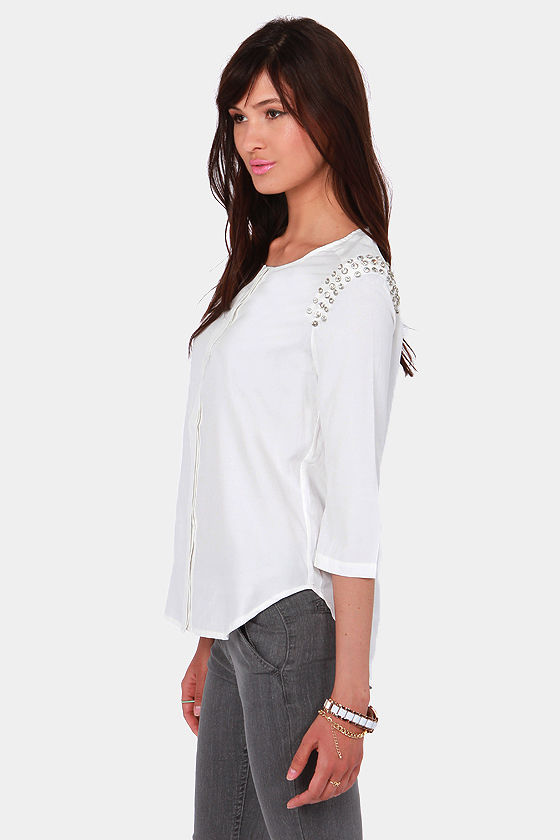 Sparkle Avenue White Rhinestone Top 48 Fashion at