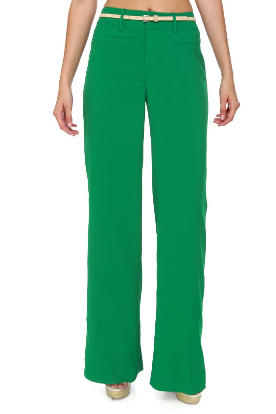 Classy Green Pants - Dress Pants - Trousers - $50.00