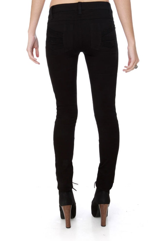 Tripp NYC Z-Cut Jeans - Black Jeans - Skinny Jeans - $86.00