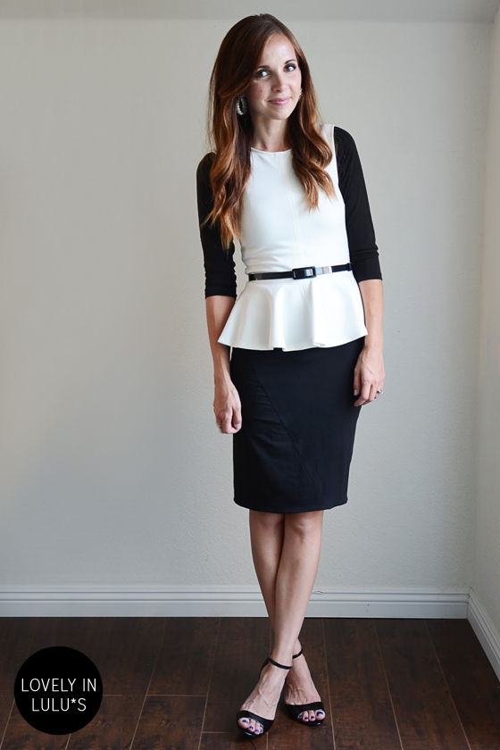 City Classified Tupper Black Patent Peep Toe Kitten Heels - $21.00