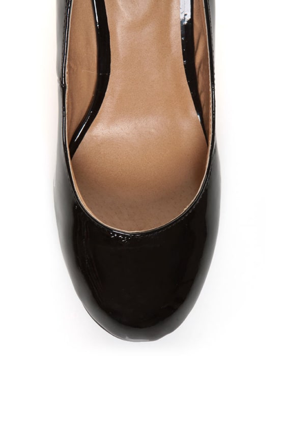 black patent espadrille
