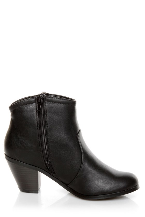 booties with zippers on both sides
