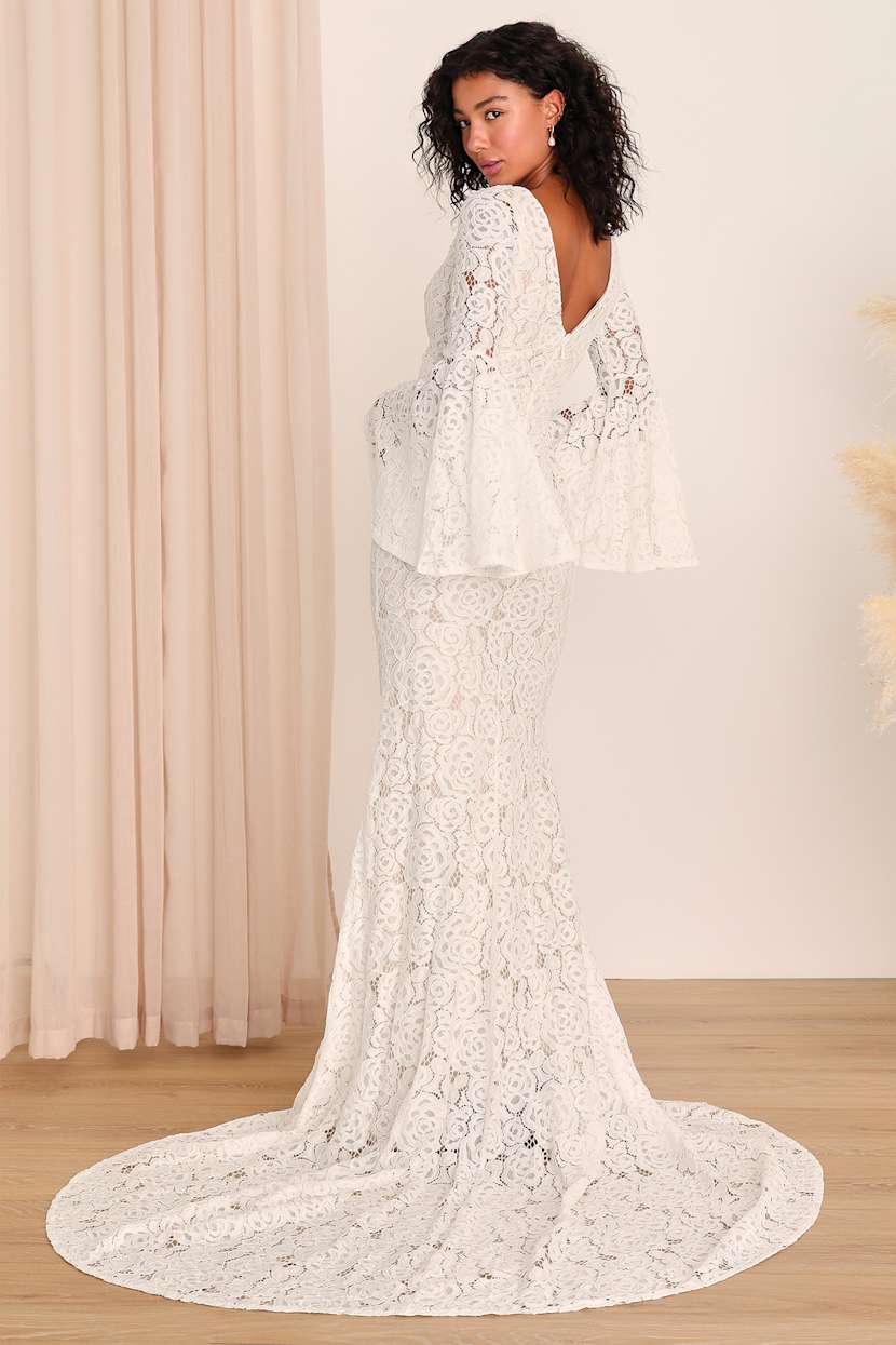 ivory satin long sleeve dress Ivory Satin Embrace Maxi Dress