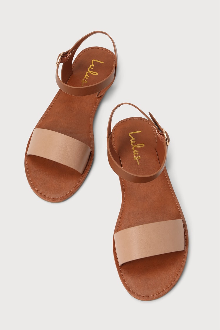 richting Zegevieren prijs Flat Sandals - Tan Sandals - Brown Sandals - Cute Sandals - Lulus