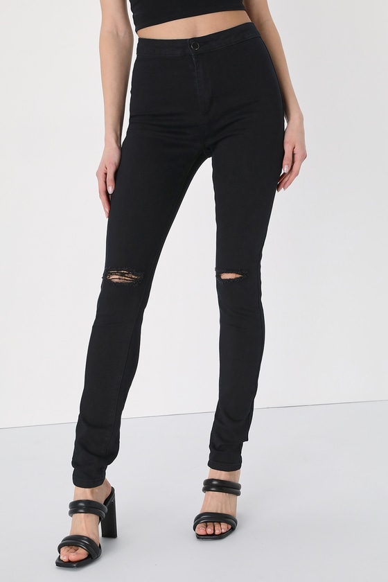 Womens Black Skinny Jeans - Buy Womens Black Skinny Jeans online at Best  Prices in India | Flipkart.com