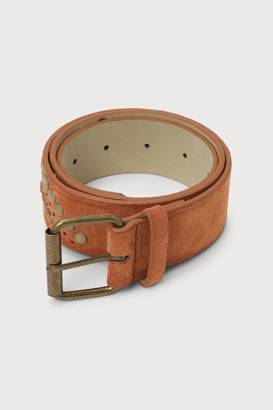 Penelope Suede Brown Belt