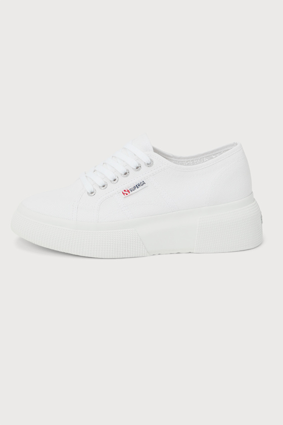 Superga 2287 New Bubble - White Sneakers - Platform Sneakers