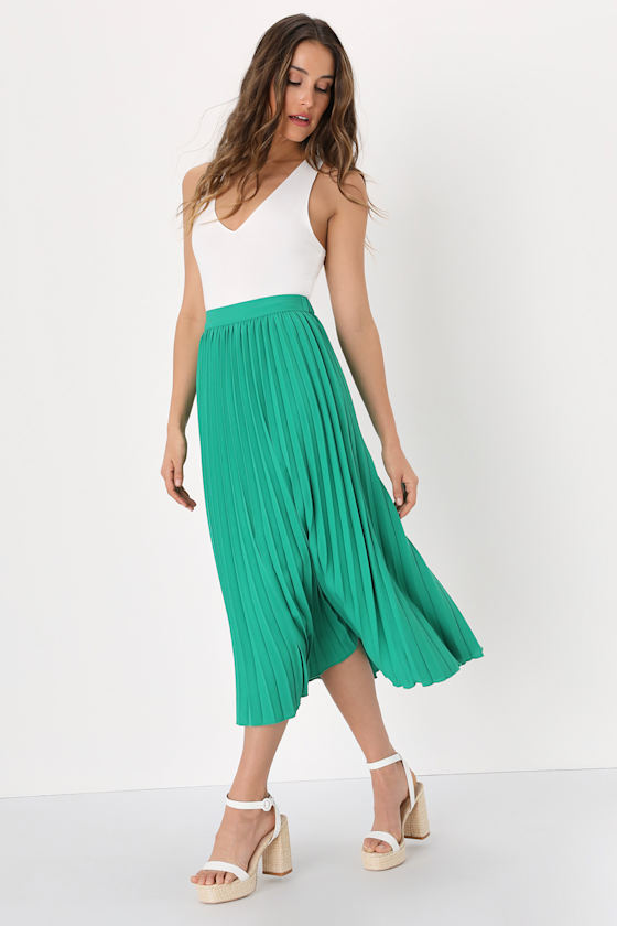 Palermo Green Midi Skirt main image 1