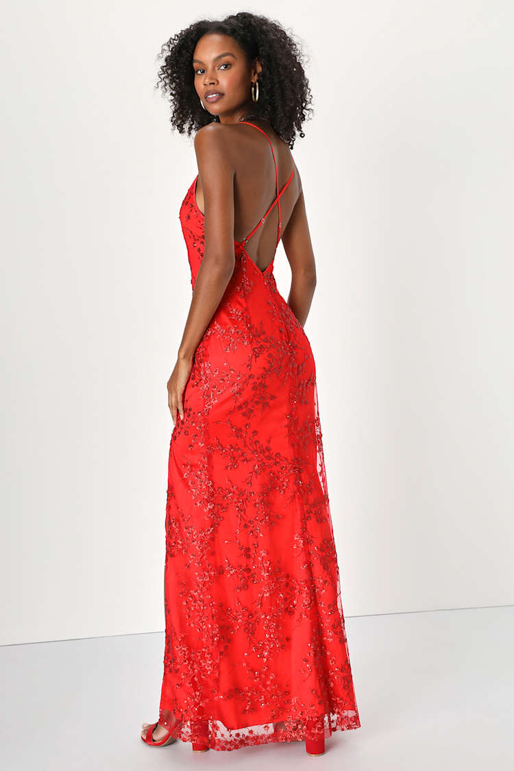strapless open back dress RED V NECK TIERED RUFFLE MAXI DRESS – Sofi Stella Women's & Children's  Boutique main image 1