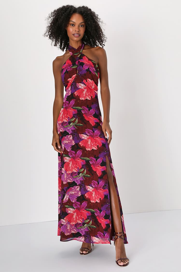 satin midi dress burgundy Satin midi dress with a cutout burgundy 006DD013 – RASARIO
