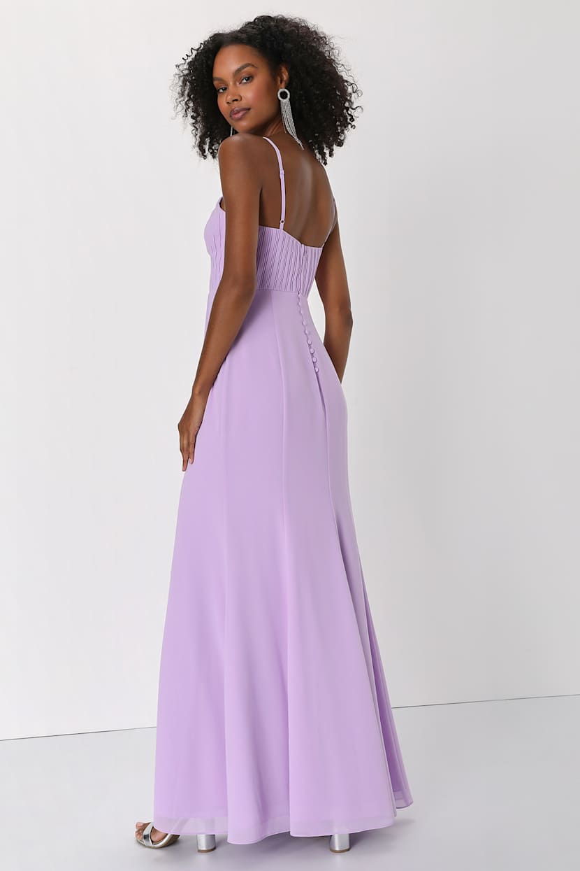 chinese dress ladies Sweet Lilac Maxi Dress Small main image 0